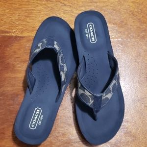 Coach Platform Flip Flops